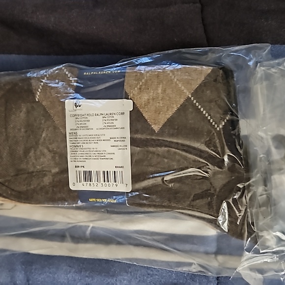 Mens Dress Socks- 3 Pack of Polo Ralph Lauren & 1 Pair Perry Ellis.NEW!!! - Picture 5 of 5